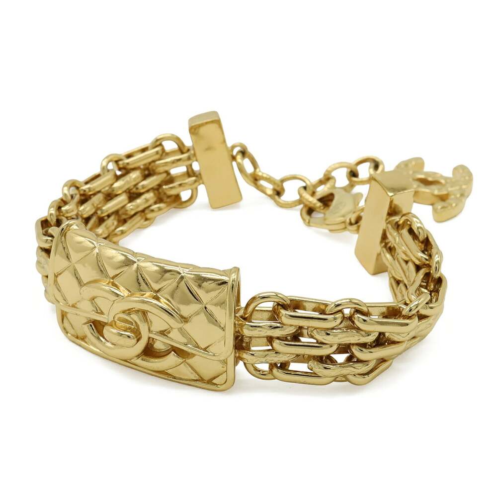 Chanel Cc Logo Chain Bracelet Metal #313682C18B